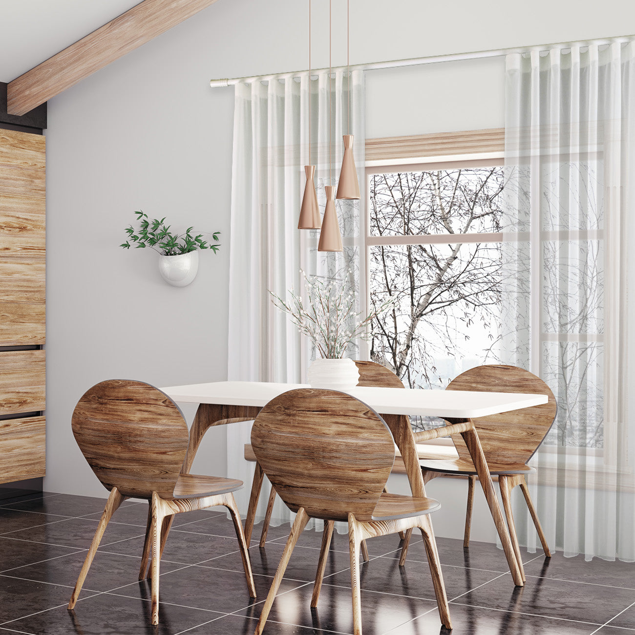 See how the Elementi MT35 Now Motorised Curtain Poles can transform your living room ambience