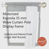 Kouvola MT35 motorized curtain pole Display board