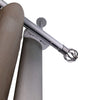 Kouvola MT35 Aluminum Kangas Finial Pole set Round profile ceiling fix Bracket 60 mm to Wall