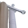 Kouvola MT35 Aluminum Kangas Finial Pole set Round profile ceiling fix Bracket 60 mm to Wall