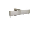 Now M51 40 x 18 mm Aluminum Pole Set Single Bracket for 6 cm Wave Curtains Natural Patent no: 202015107126.4
