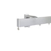 Now M51 40 x 18 mm Aluminum Pole Set Single Bracket for 6 cm Wave Curtains Natural Patent no: 202015107126.4