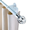 Kouvola MT35 Aluminum Kangas Finial Pole set Round profile single wall Bracket
